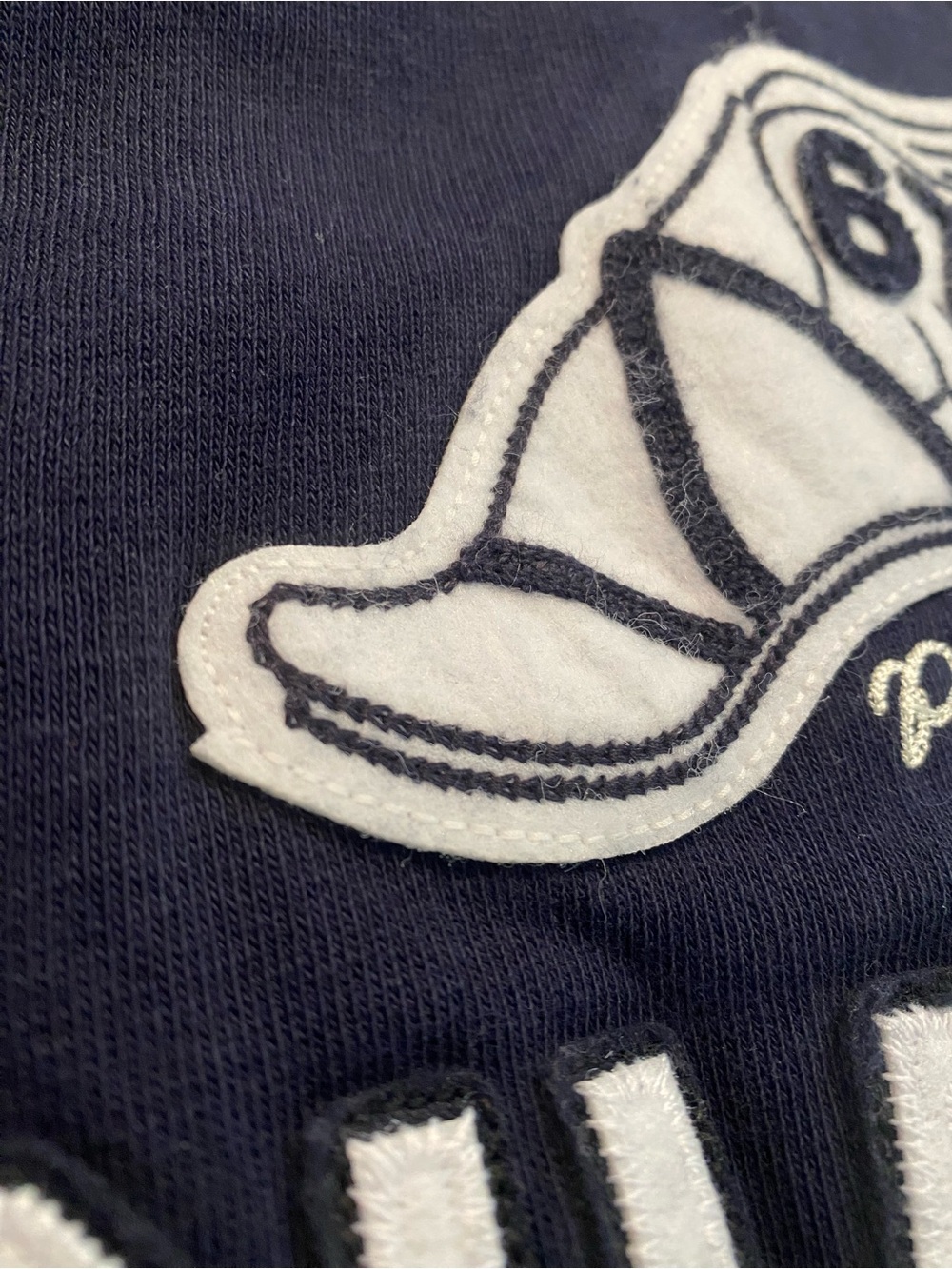 Polo Ralph Lauren P-Wing R Patch NY State Champs Fleece Stadium Jacket - Picture 10 of 16